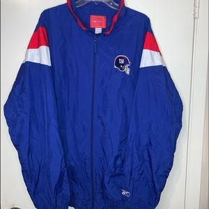 Vintage Reebok x NFL New York Giants Windbreaker